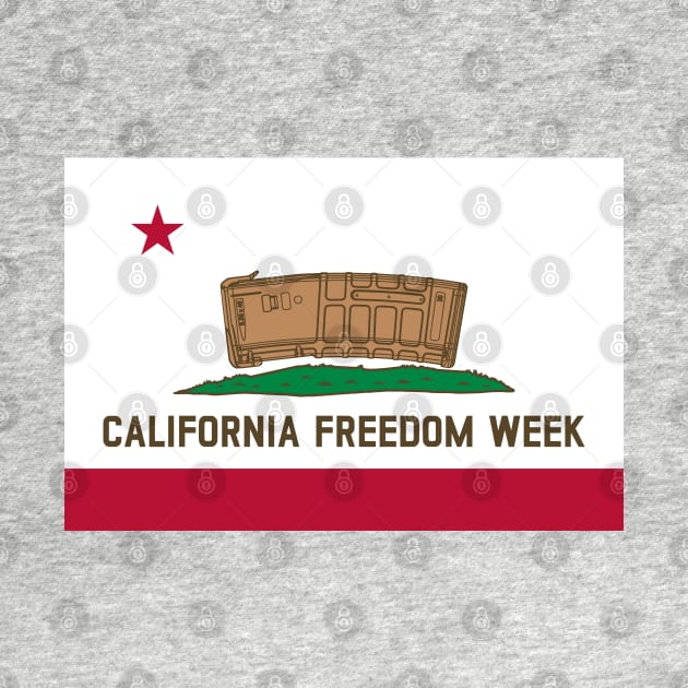 California Magazine Freedom Week Flag by erock